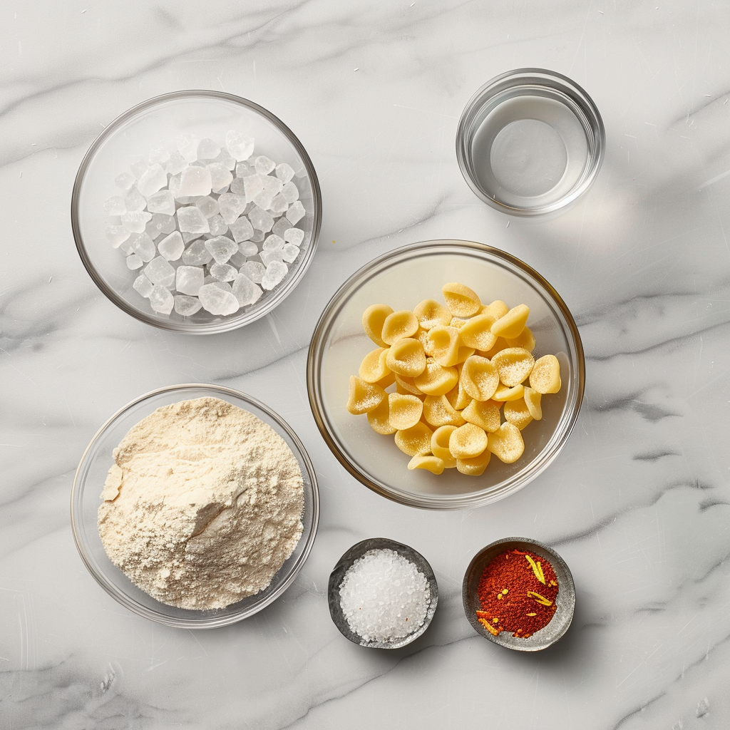 Ingredients Overview For homemade gnocchetti