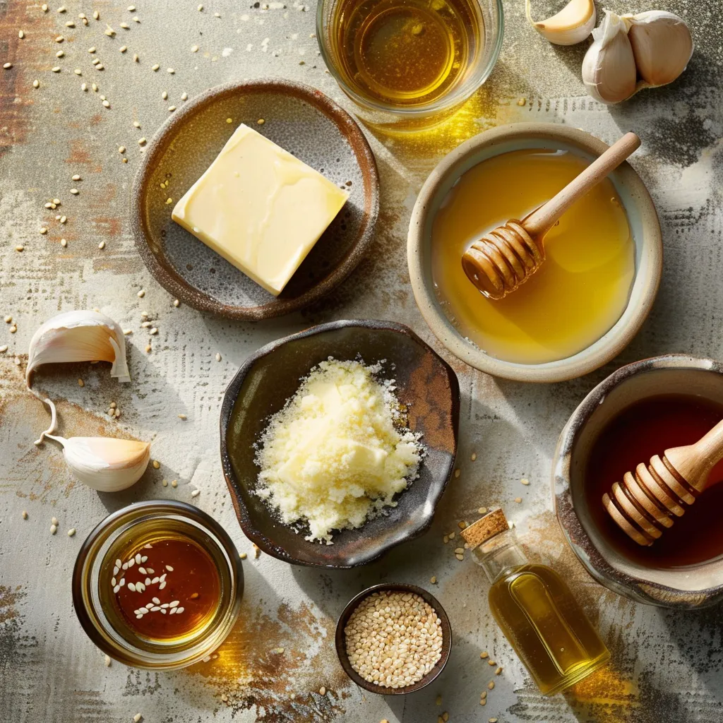 ingredients  For the Honey Garlic Sauce